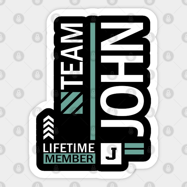 Team John Sticker by cidolopez